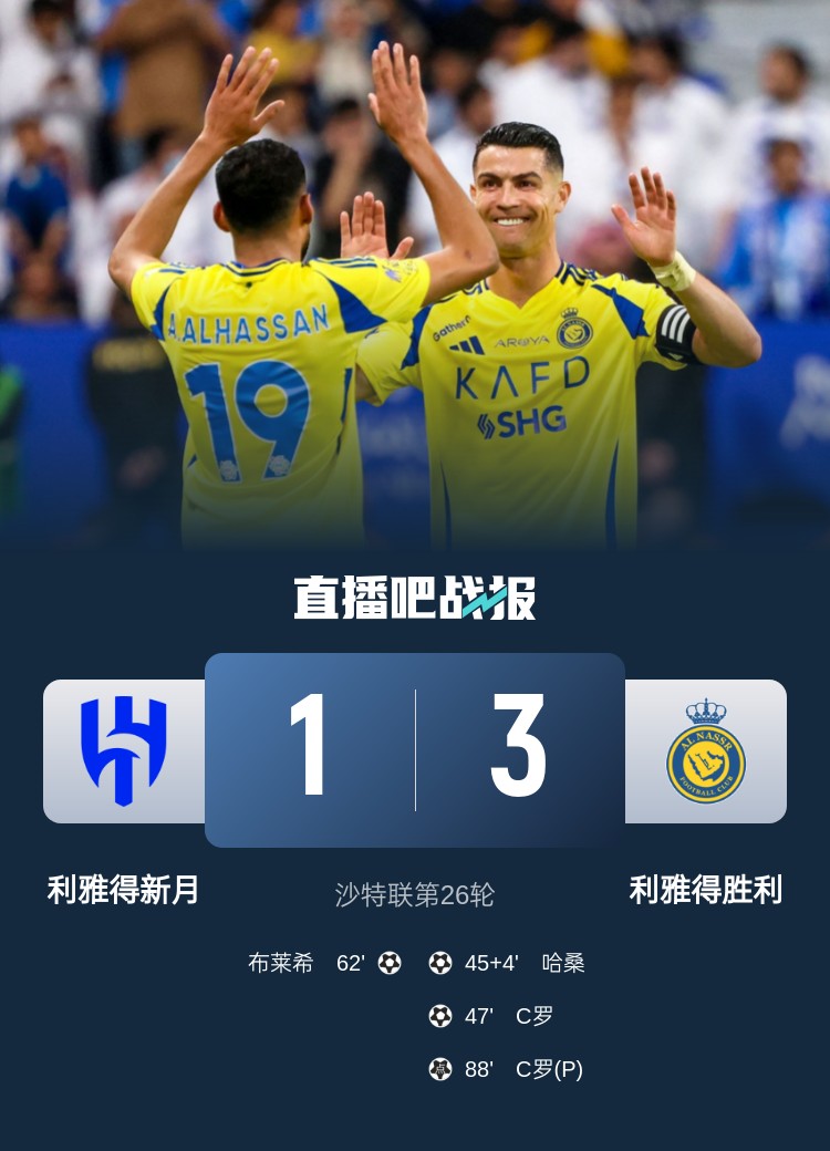 新月后衛坦承德比表現：勝利發揮更勝一籌，我們必須彌補+糾錯